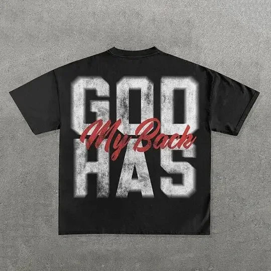 Graphic Tee | God Has My Back Print