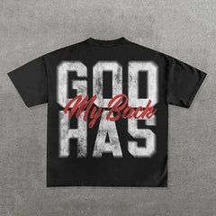 Graphic Tee | God Has My Back Print
