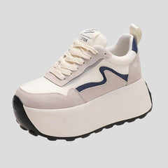 Plateau-Sneaker mit dicker Sohle für Damen