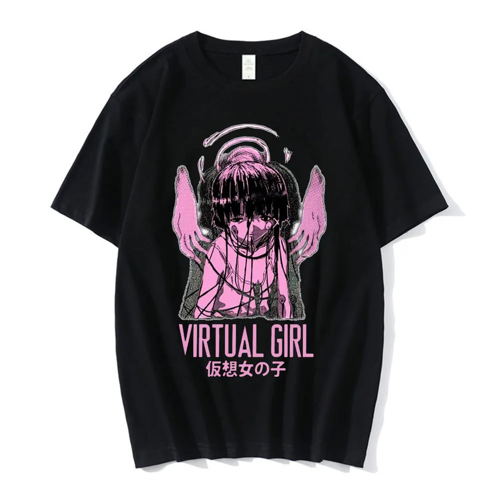 Experimentos en serie Lain Tee Unisex Ciencia ficción Manga
