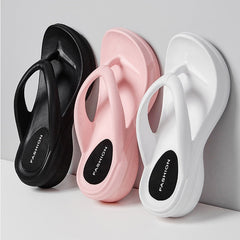 Chanclas de verano con suela gruesa para mujer