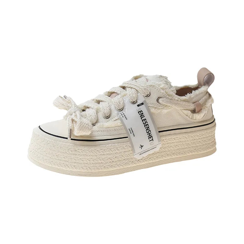 Canvas Sneakers Espadrille Damen All-Match