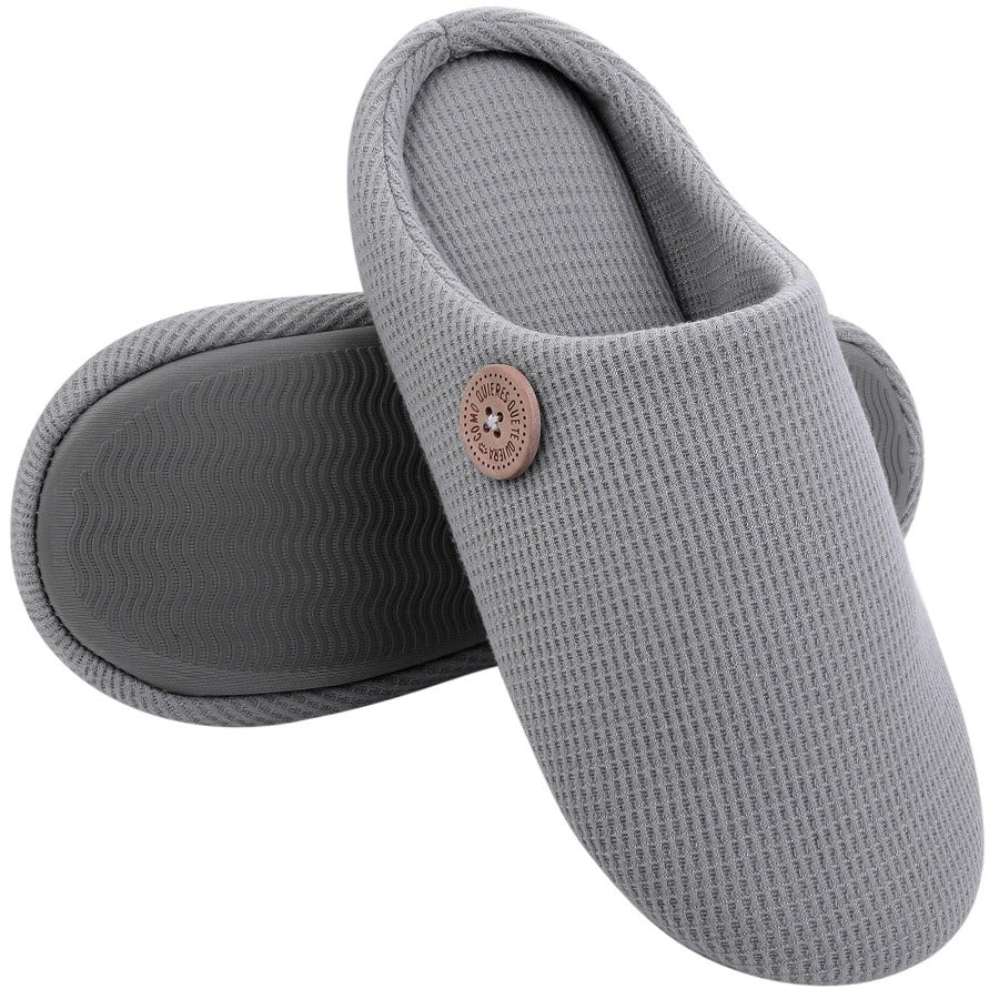 Pantuflas de algodón suave para hombre 