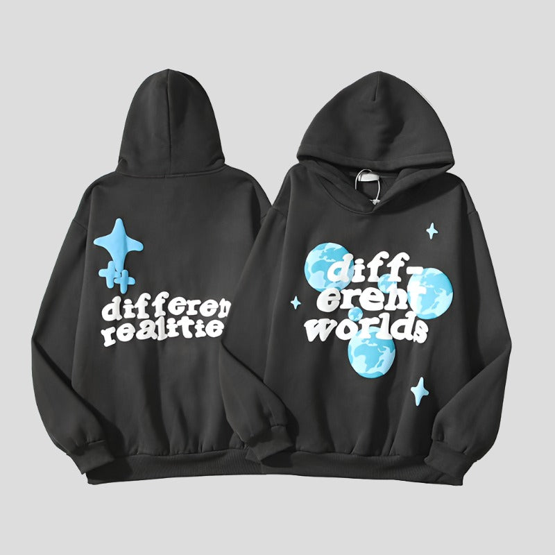 Sudadera unisex con estampado gráfico 