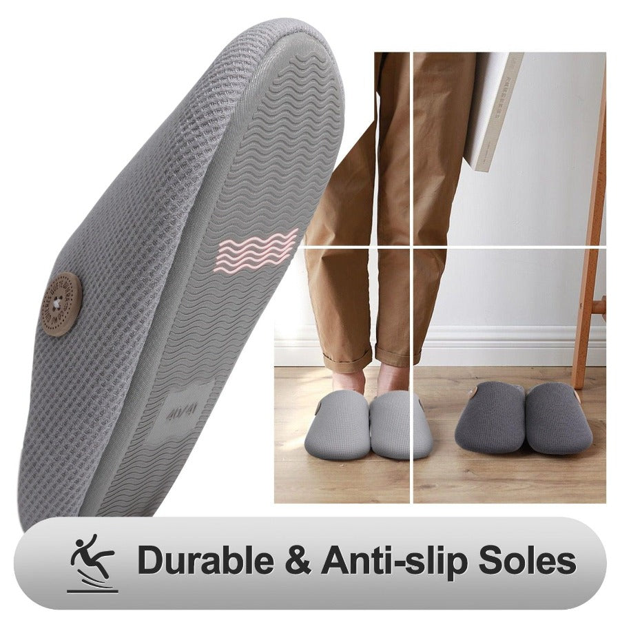 Pantuflas de algodón suave para hombre 