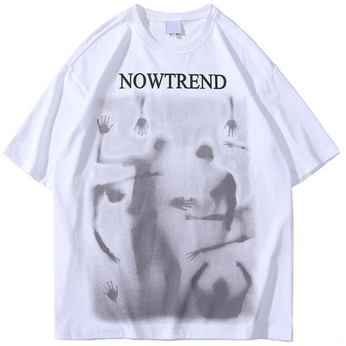 Camisetas de algodón NowTrend Shadow para hombre