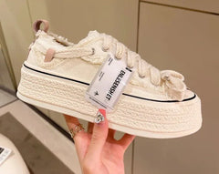 Canvas Sneakers Espadrille Damen All-Match