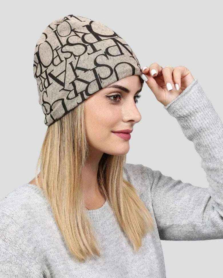 Stylische Hip-Hop-Slouchy-Beanie für Unisex – weicher Stretch-Strick