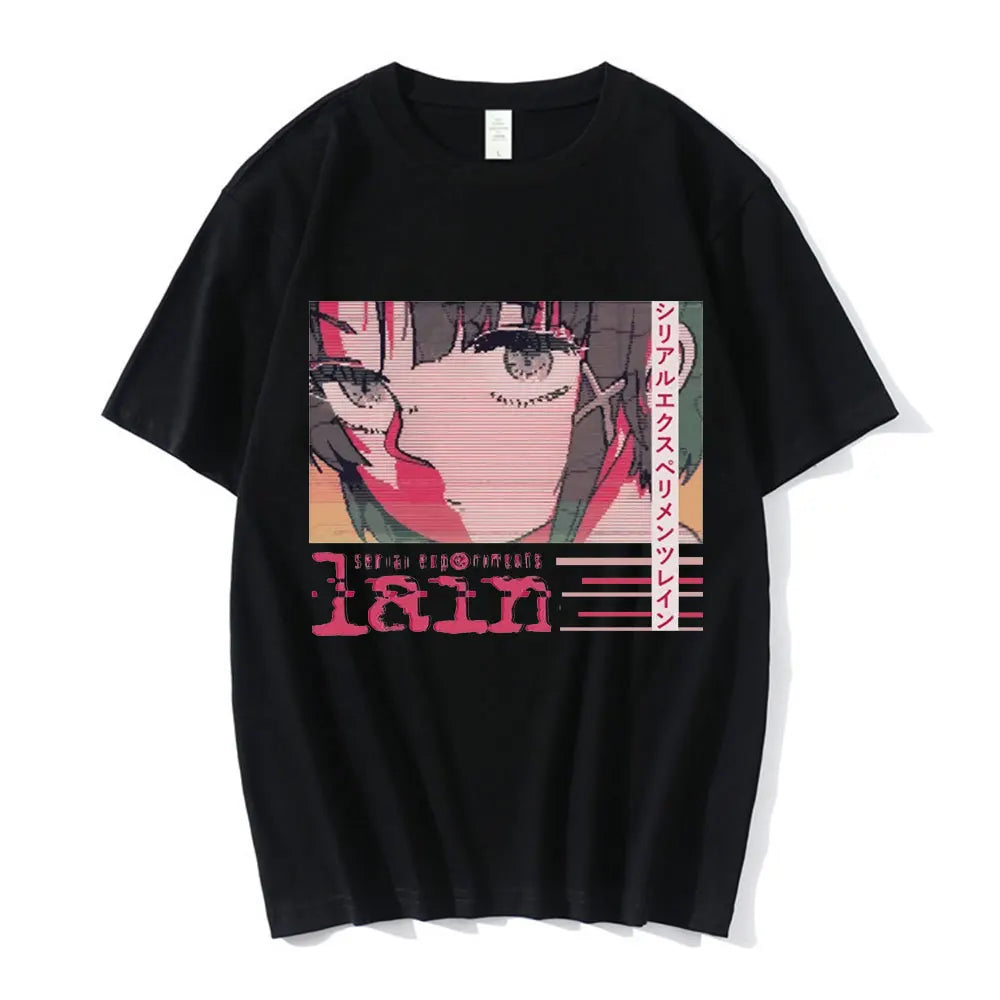 Experimentos en serie Lain Tee Unisex Ciencia ficción Manga
