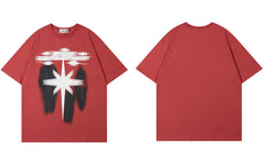 Camisetas gráficas de algodón de gran tamaño para hombre
