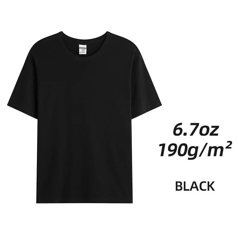 Camisetas unisex de algodón peinado - Tops lisos