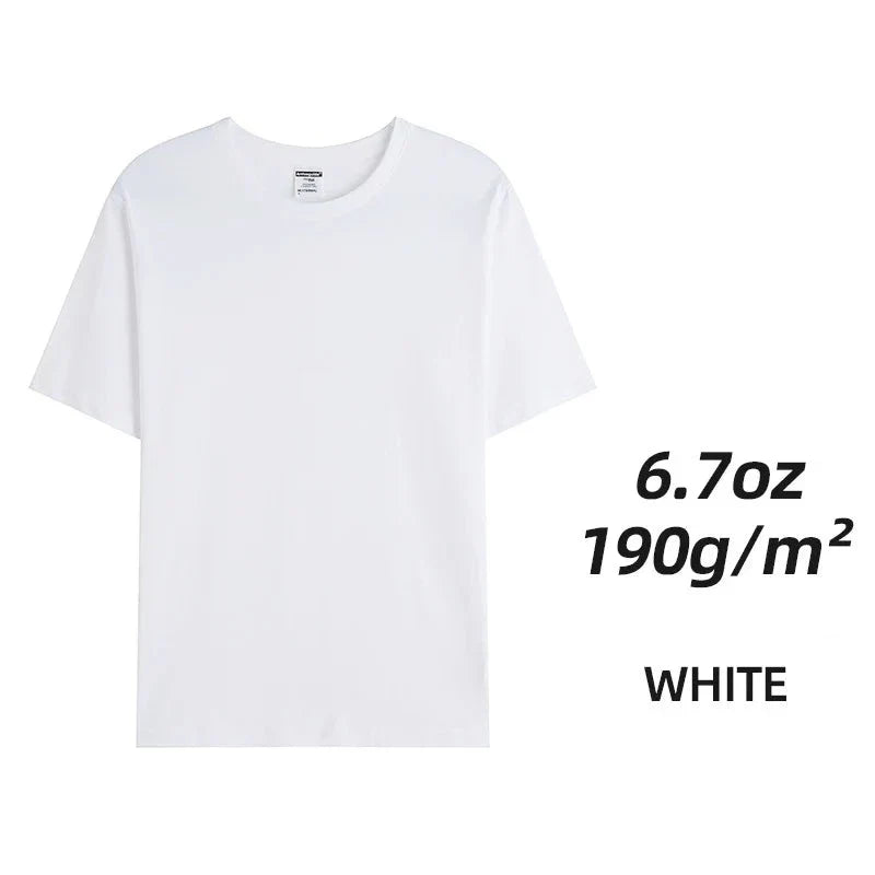 Camisetas unisex de algodón peinado - Tops lisos