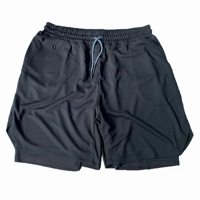 2-in-1-Laufshorts für Herren