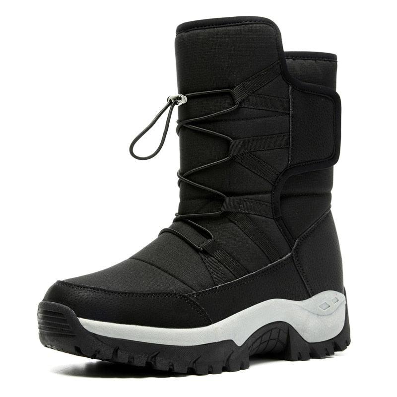 Unisex High Top Warm Plush Snow Boots