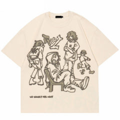 Camisetas de verano unisex de estilo urbano