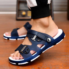 Summer Sandals Outdoor Beach Indoor Durable Anti-Slip Peep Toe Men's