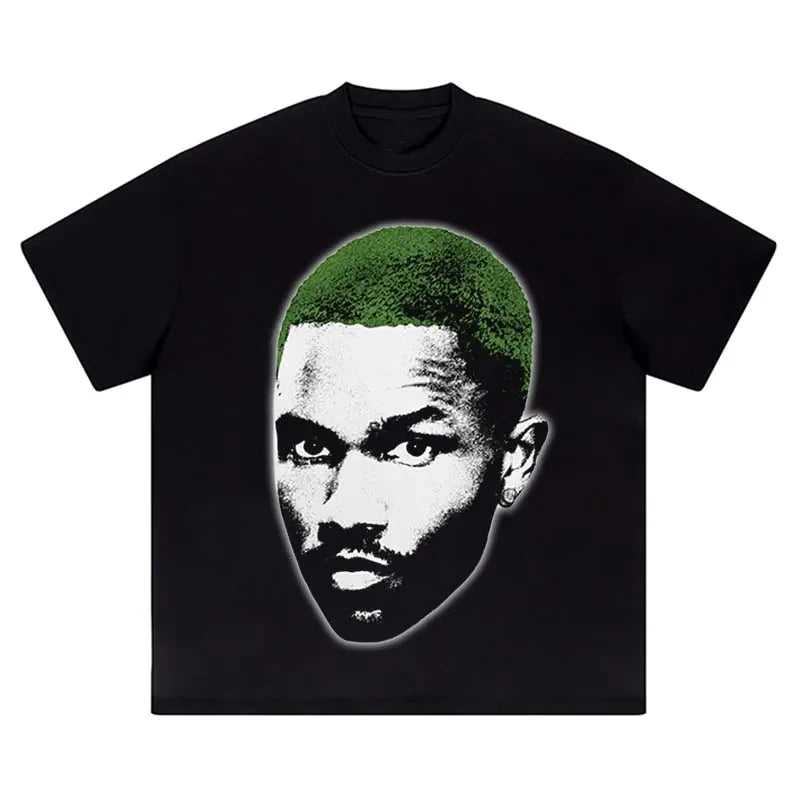 Colección de camisetas clásicas con retratos de los noventa y un aire retro