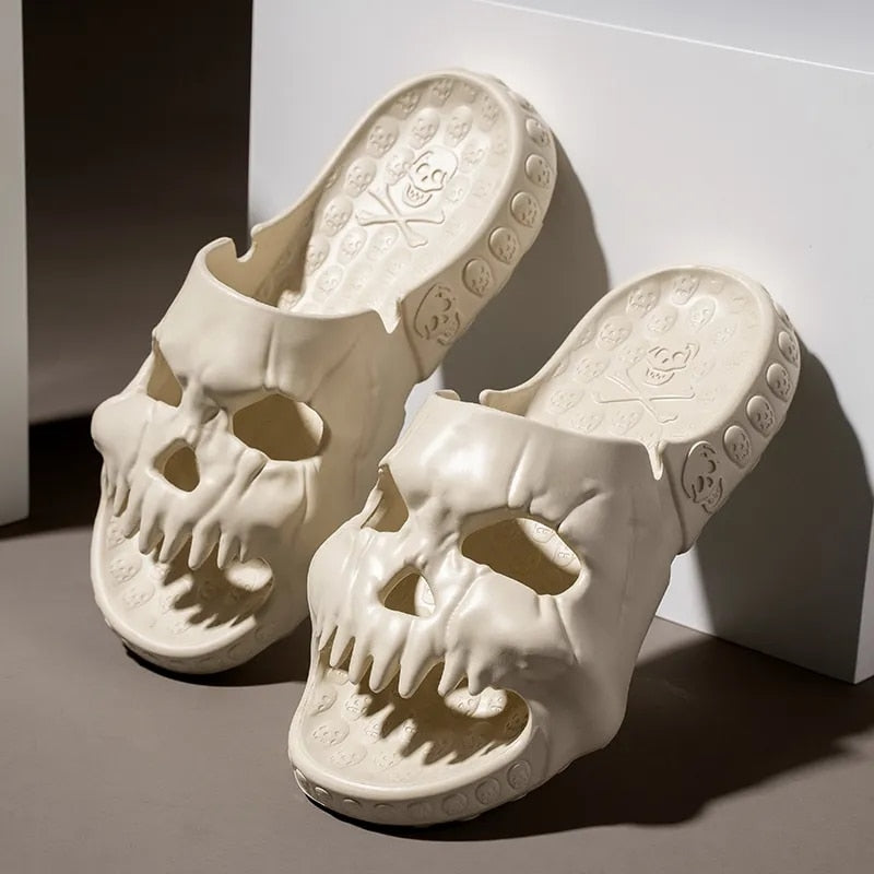 Skull Slide Sandals Unisex