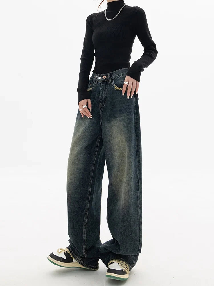 BF Jeans Damen All-Match Wide Leg Denim