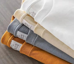 Camisetas unisex extragrandes de algodón sólido y pesado de 9.9 oz