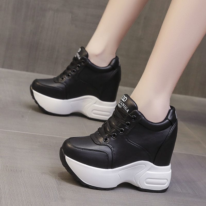 12cm Thick Sole Fashion Sneakers for Women