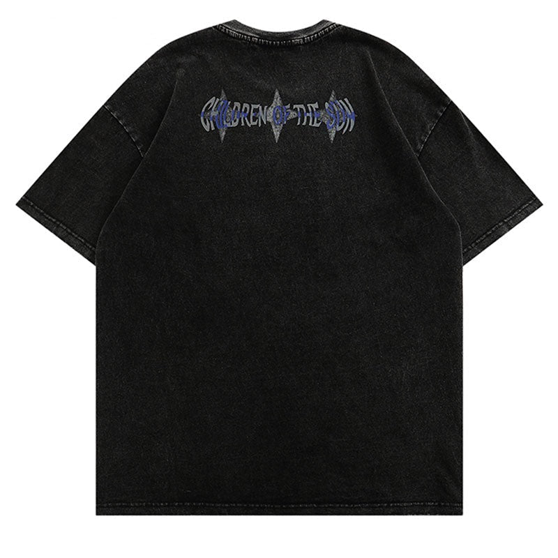Graphic Print Gothic Harajuku T-shirts for Men
