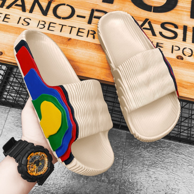 Graffiti Summer Slides for Men