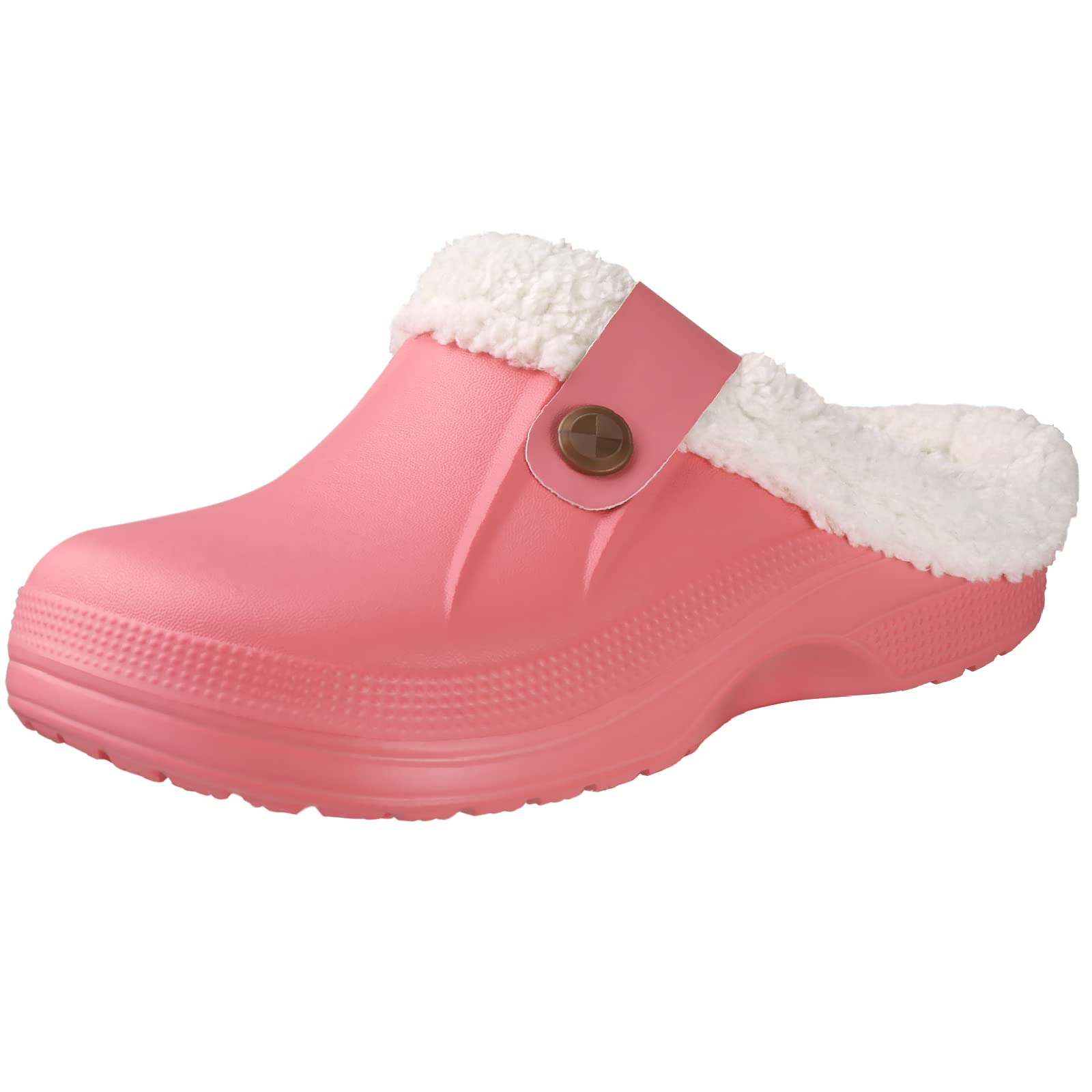 Zuecos cálidos e impermeables para mujer 