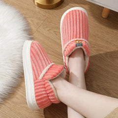 Pantuflas de invierno unisex acogedoras con forro de piel