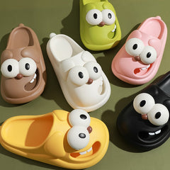 Cute Big Eye Dog Shape Design Funny Looking Slides