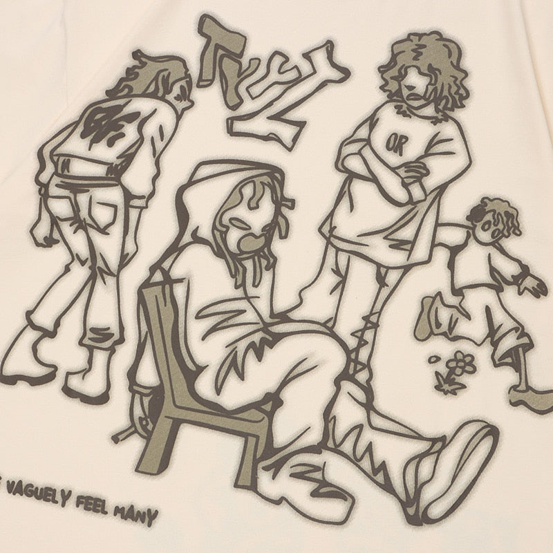 Camisetas de verano unisex de estilo urbano