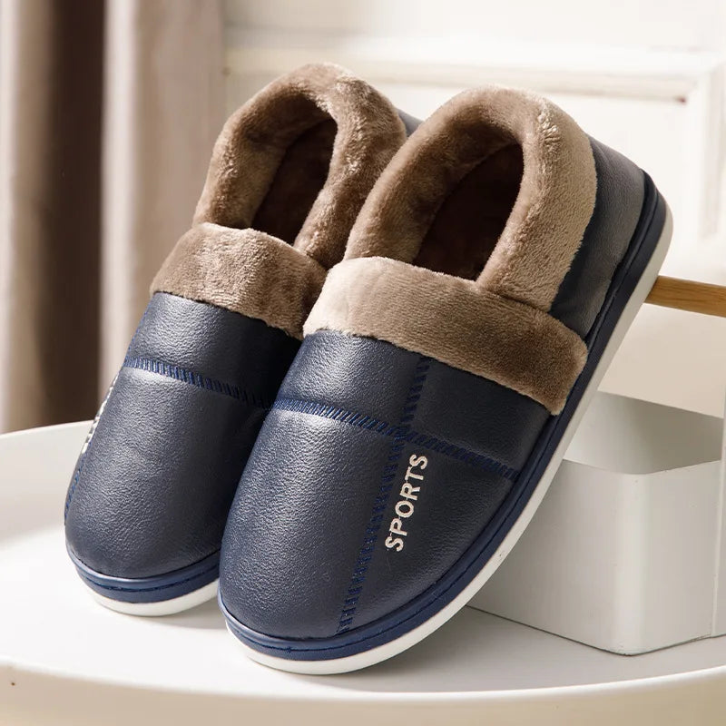 Warm Indoor Outdoor Slippers Big Sizes for Men