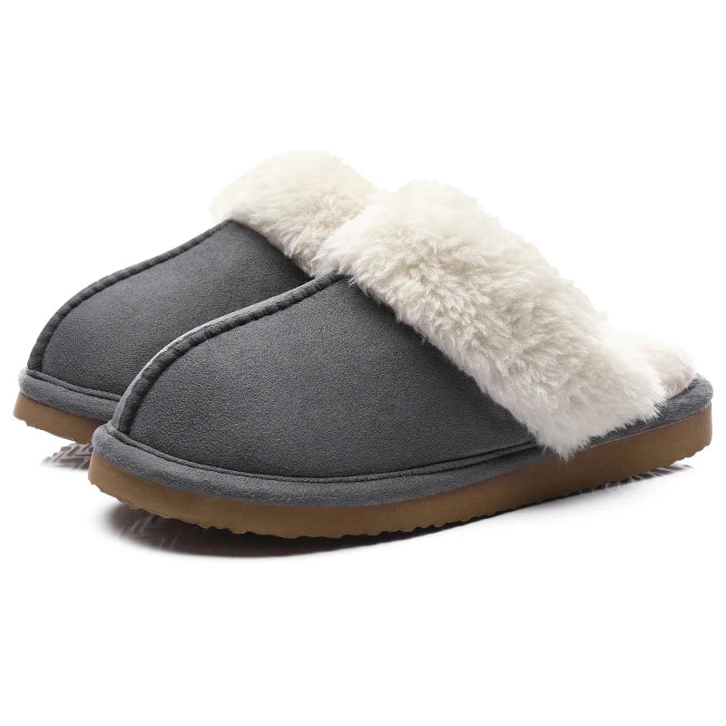 Memory Foam Fuzzy Slippers for Women