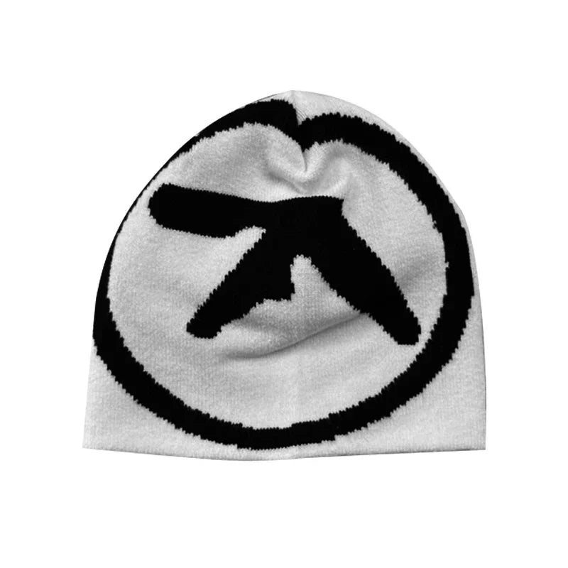 Y2K Strickmützen - Aphex Twin Streetwear