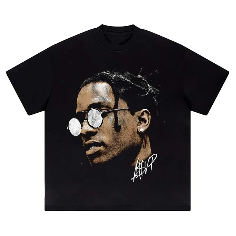 Colección de camisetas clásicas con retratos de los noventa y un aire retro