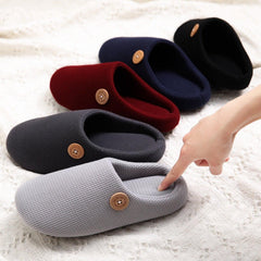 Pantuflas de algodón suave para hombre 