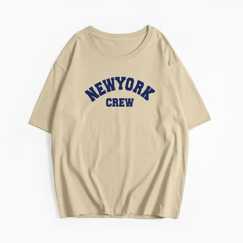 Camiseta extragrande de Nueva York: una declaración de moda urbana para mujer
