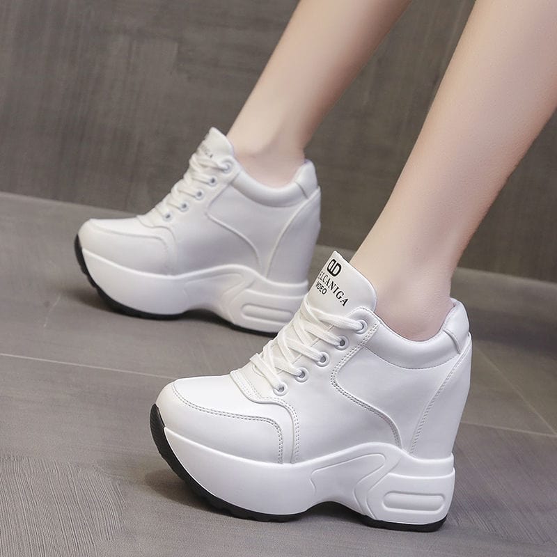 12cm Thick Sole Fashion Sneakers for Women