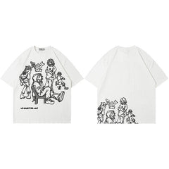 Camisetas de verano unisex de estilo urbano