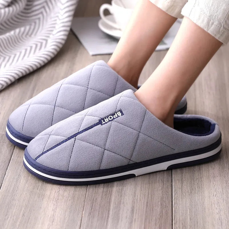 Warm Indoor Outdoor Slippers Big Sizes for Men