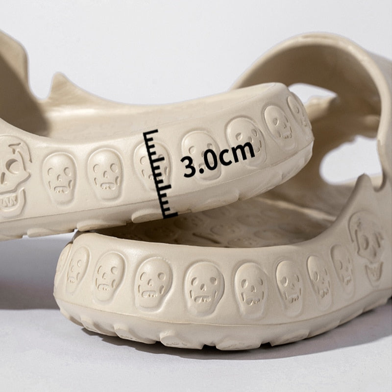 Unisex Halloween EVA Skull Sandals