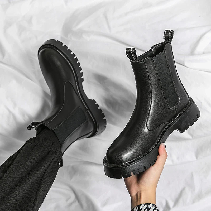 Botines Chelsea de piel: un modelo fácil de poner y quitar para hombre