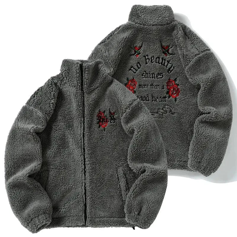 Abrigo de invierno de piel de algodón para hombre