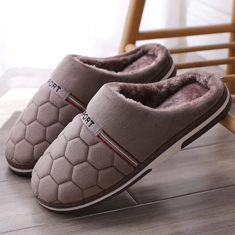 Warm Indoor Outdoor Slippers Big Sizes for Men