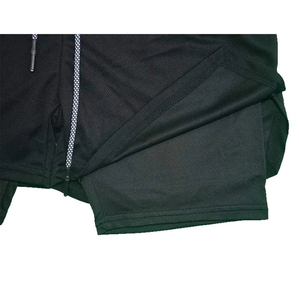 Quick Dry Compression Shorts with Pockets for Men