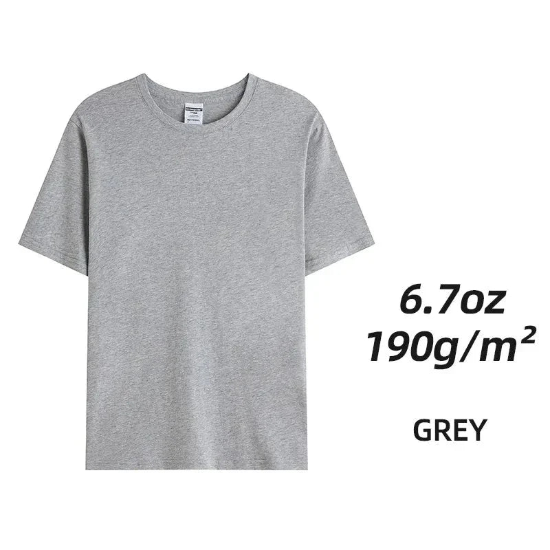 Camisetas unisex de algodón peinado - Tops lisos