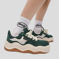 Chunky Plateau Sneakers im Drachen-Stil, Unisex