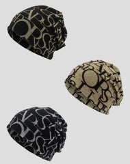 Gorro holgado unisex de estilo hip-hop - Tejido elástico suave