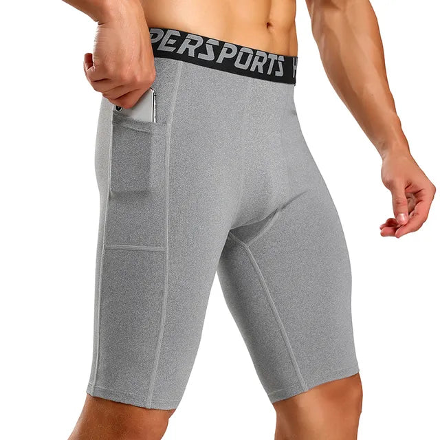 Men's Compression Gym Shorts