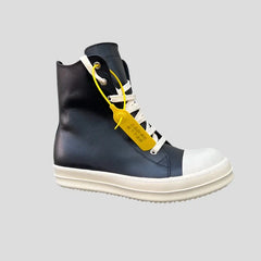 High Top Sneakers- Unisex Motorcycle Zip Boots